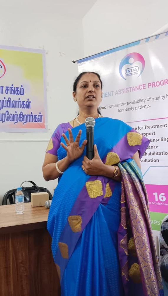 Talk at a patient assistance programme